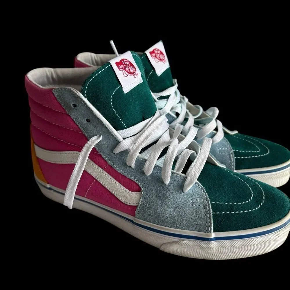 Vans suede colorful